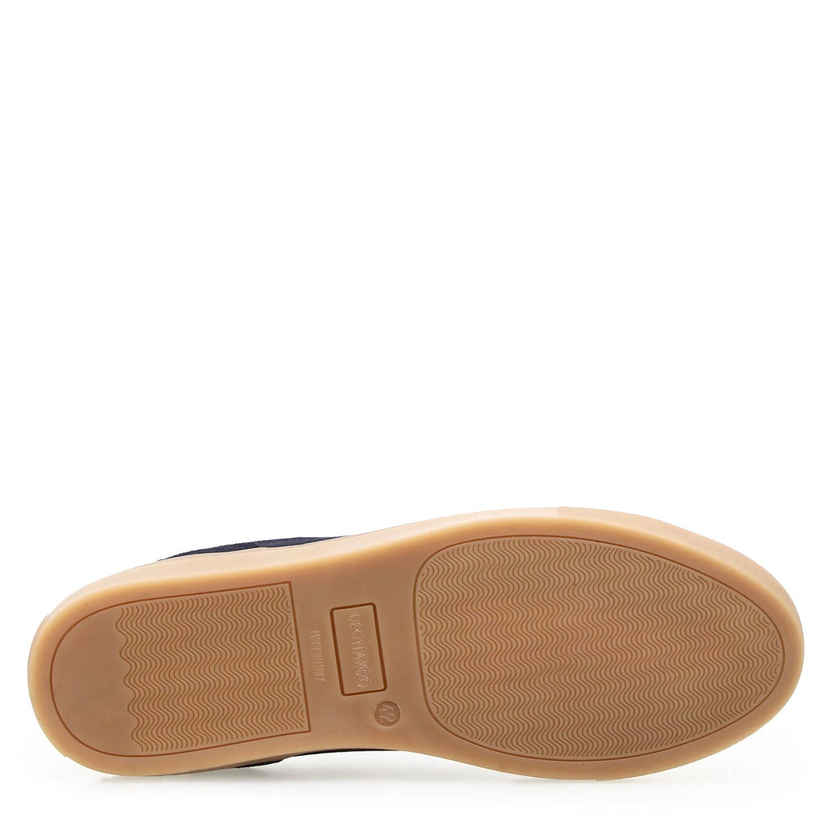 Sneaker Pitagora da uomo in pelle scamosciata blu - LeonardoShoes