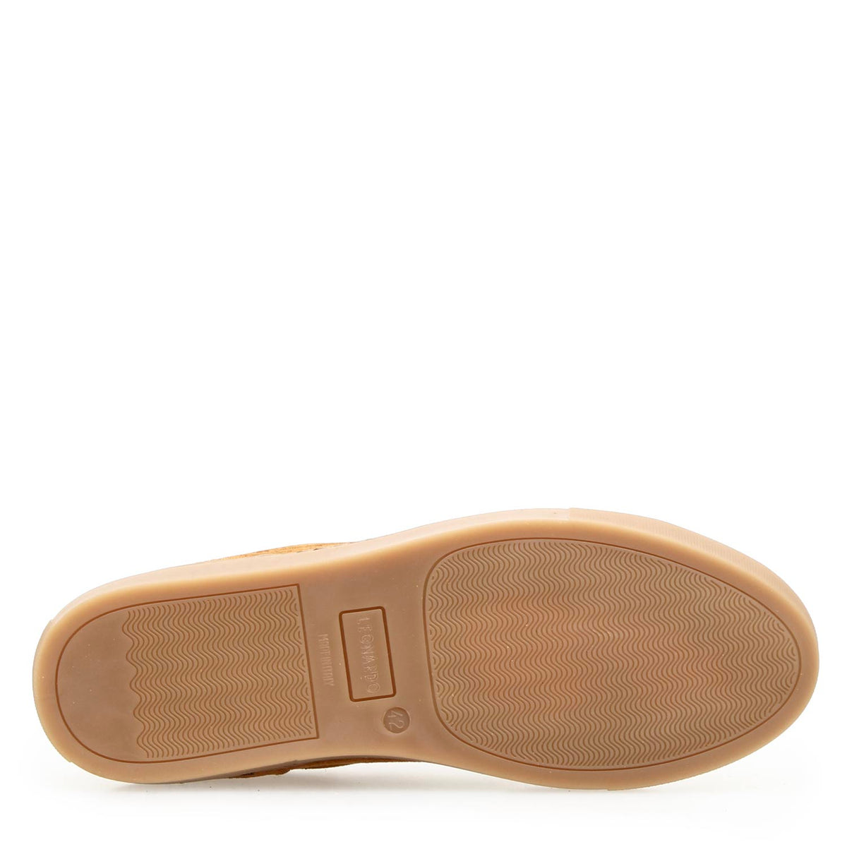 Sneaker Pitagora da uomo in pelle scamosciata marrone - LeonardoShoes