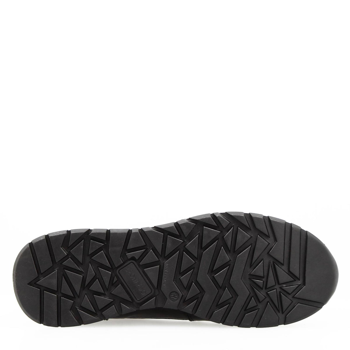 Sneaker artigianale da Uomo in pelle nera Ateneo - LeonardoShoes