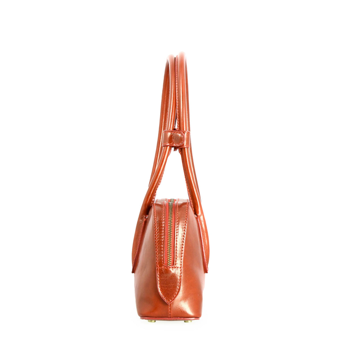 Borsa a spalla Diana da donna in pelle marrone chiaro