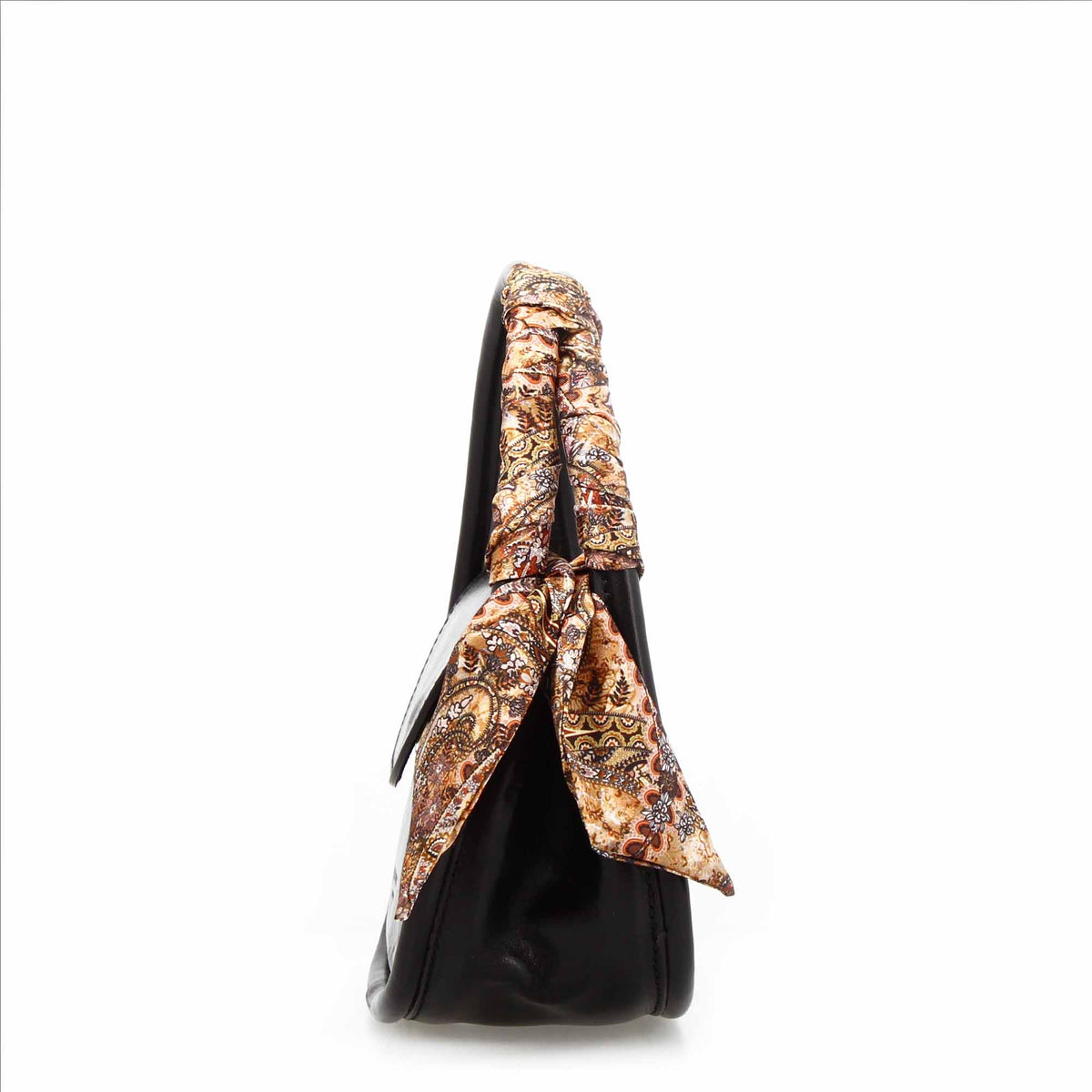 Borsa a mano Caterina artigianale da donna in pelle nera - LeonardoShoes