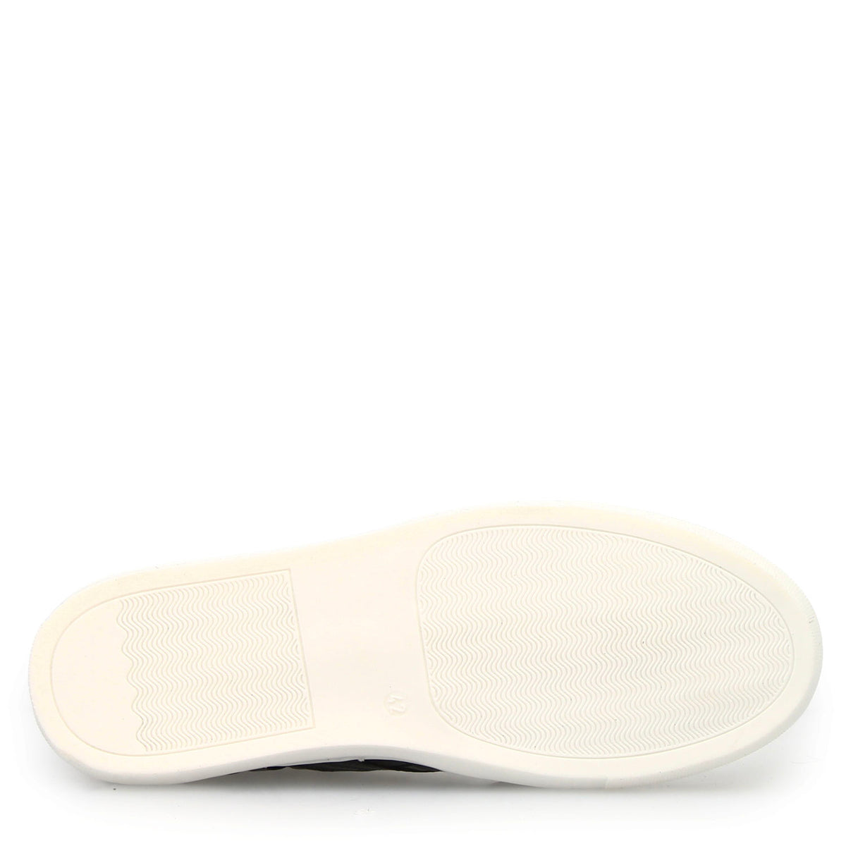 Sneaker alti da uomo in pelle blu intrecciata Domizio - LeonardoShoes
