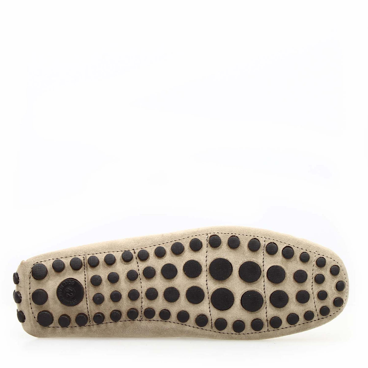 Car shoe Garda da uomo in camoscio beige - LeonardoShoes