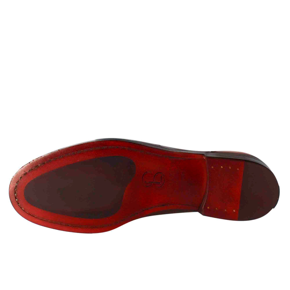 Mocassino da donna con bocca di leone in pelle marrone - LeonardoShoes