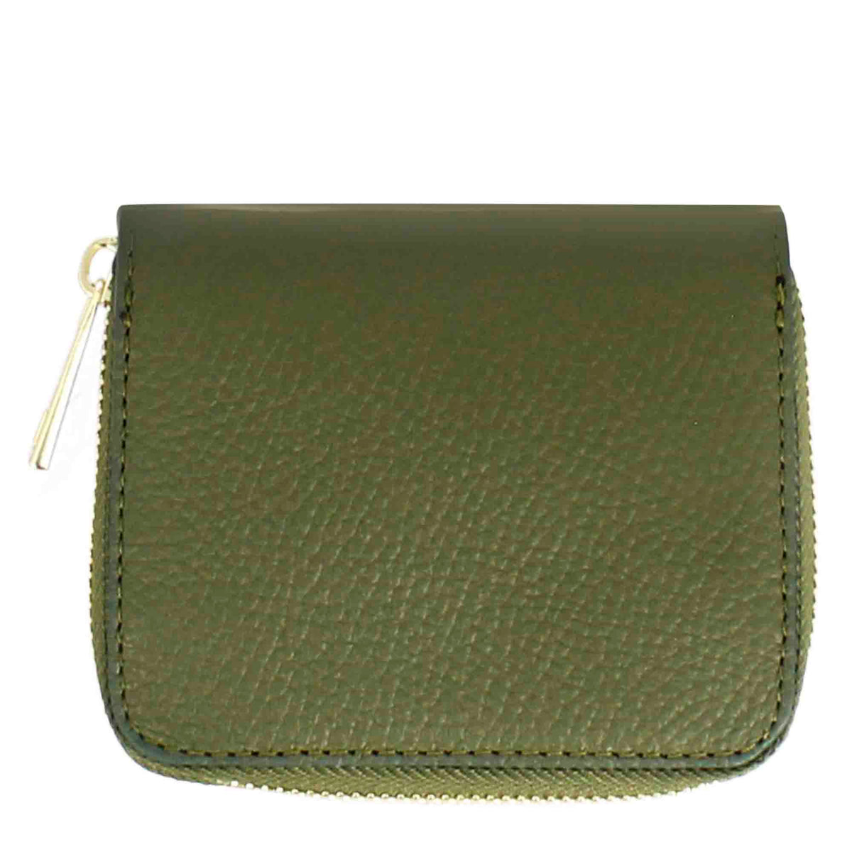 Portafoglio piccolo da donna in pelle con cerniera - LeonardoShoes