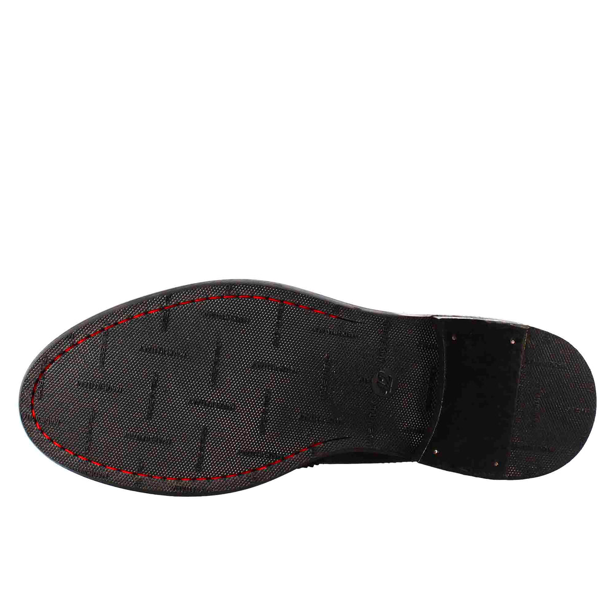 Stivaletto candy chelsea da uomo in pelle lavata colore nero - LeonardoShoes