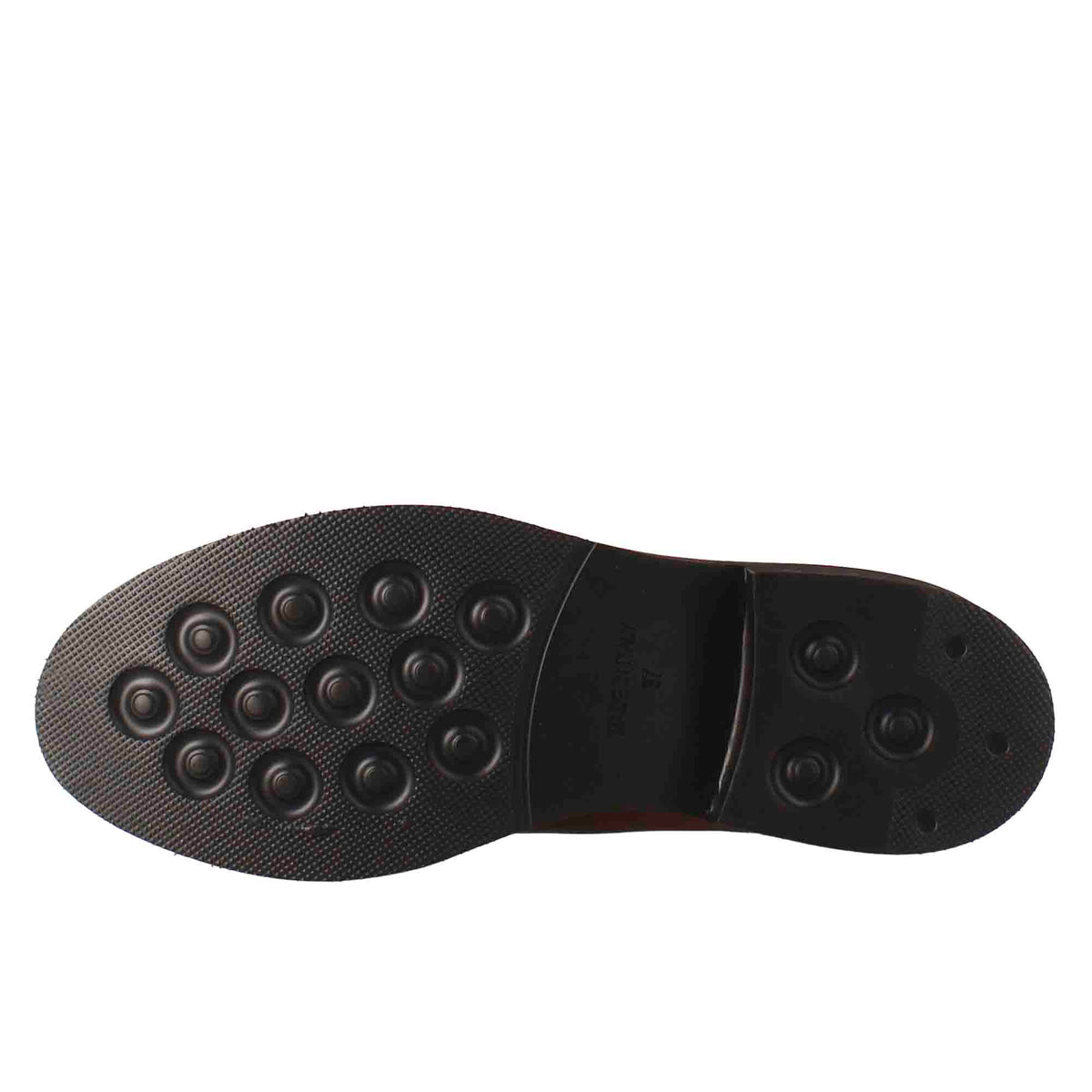 Stivaletto chelsea paupa da donna in pelle lavata cuoio scuro - LeonardoShoes