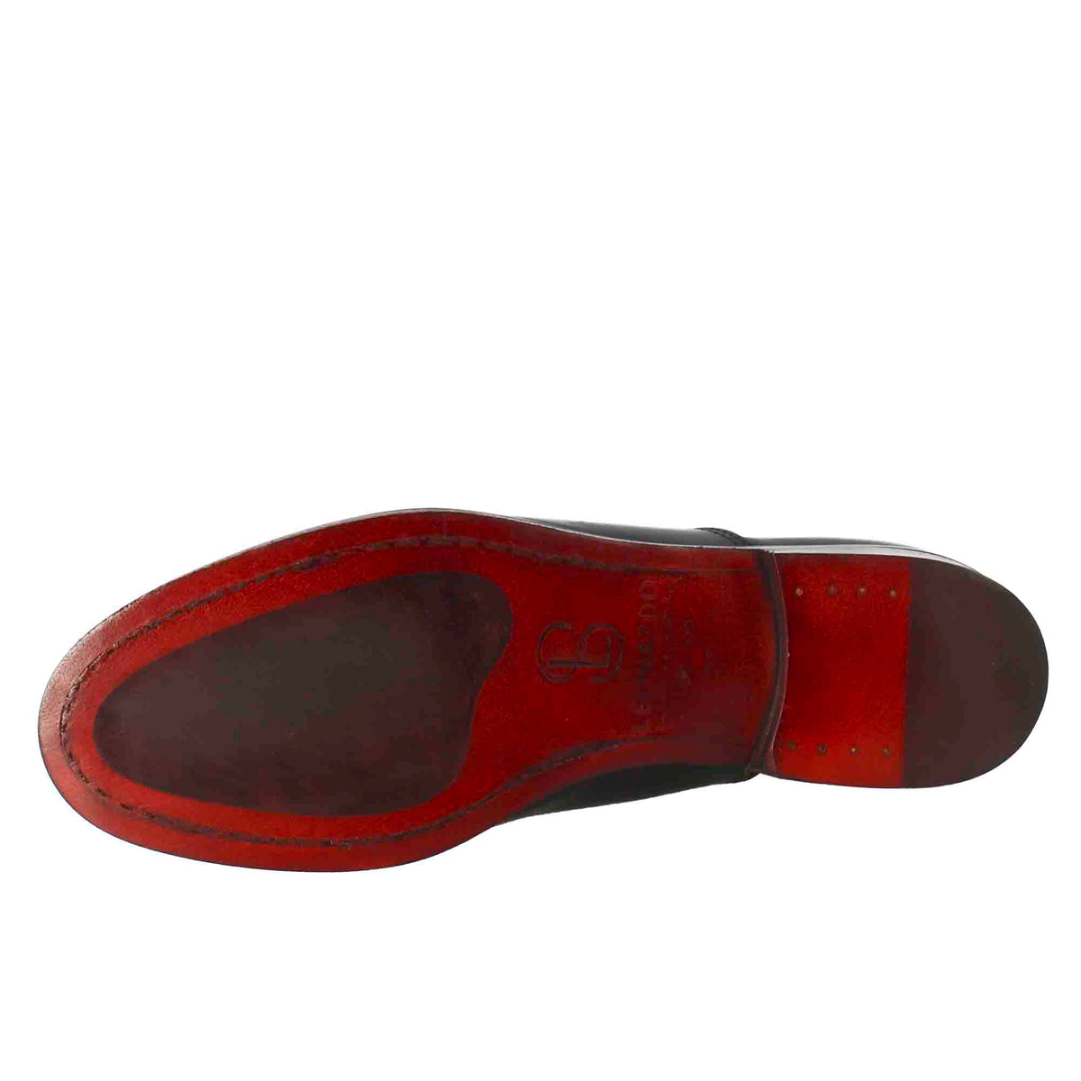 Stivaletto da donna chelsea liscio in pelle colore nero - LeonardoShoes