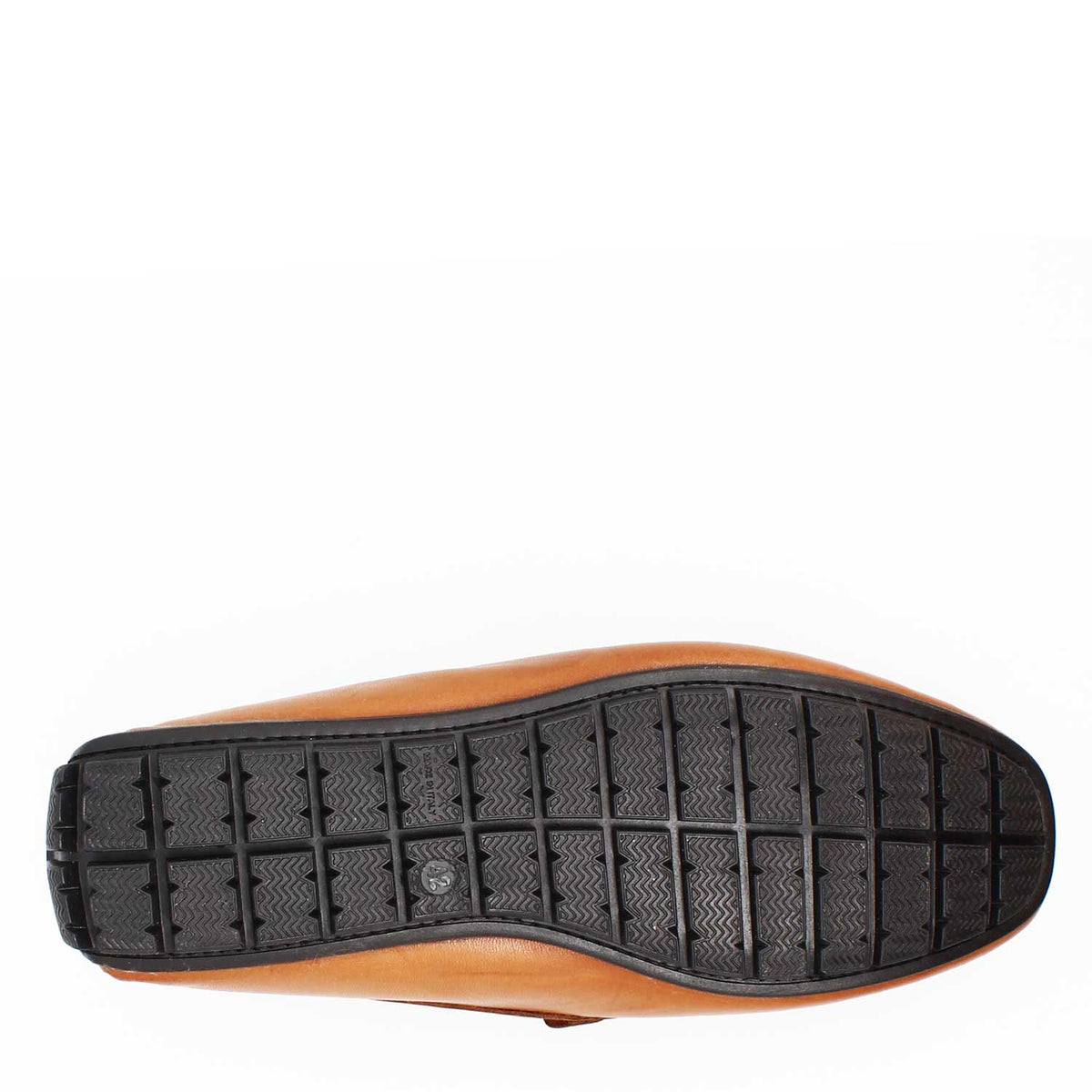 Mocassino Ulisse da uomo in pelle marrone chiaro con morsetto - LeonardoShoes