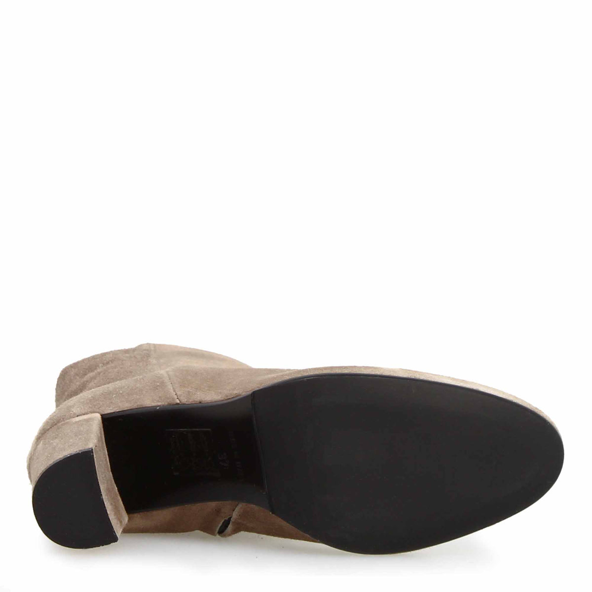 Vesper C - Stivaletto tacco alto donna in camoscio grigio