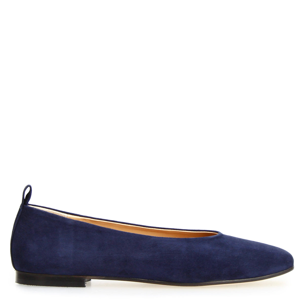 Ballerine da donna Venere in camoscio blu - LeonardoShoes
