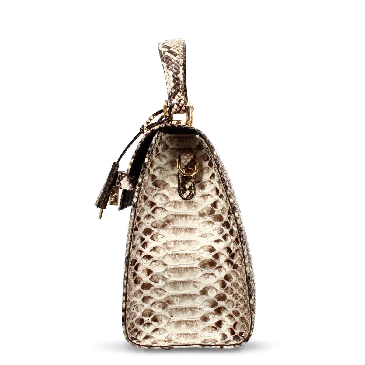 Borsa a mano grande artigianale da donna in pelle pregiata marrone