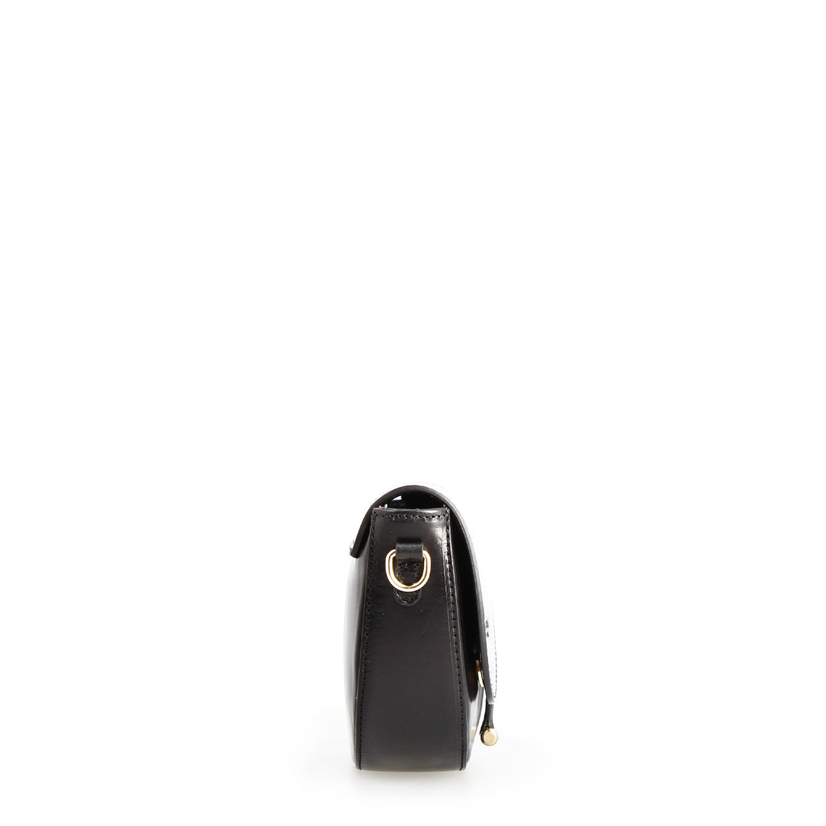 Borsa a mano Lena artigianale da donna in pelle nera - LeonardoShoes
