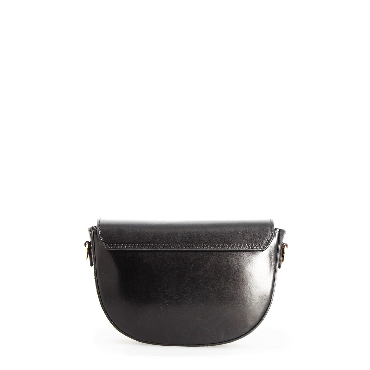 Borsa a mano Lena artigianale da donna in pelle nera - LeonardoShoes