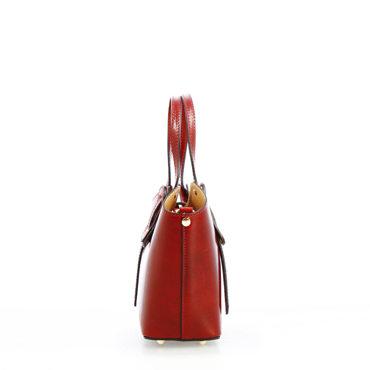 Borsa a mano Lisa da donna in pelle rossa - LeonardoShoes