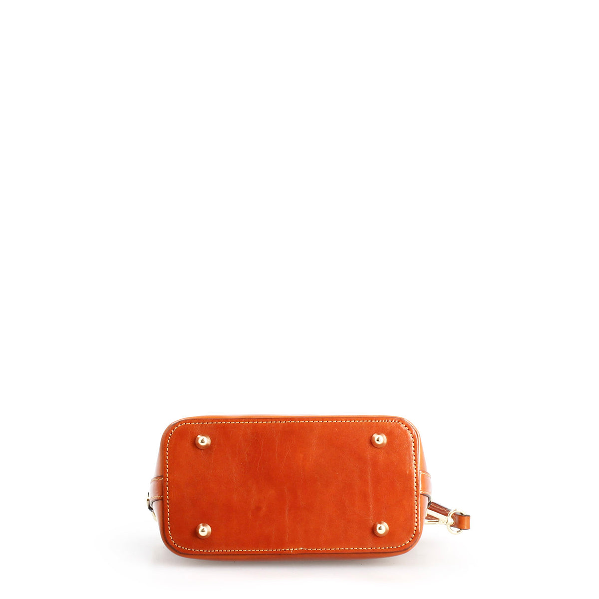 Borsa a spalla Atena da donna in pelle arancione - LeonardoShoes