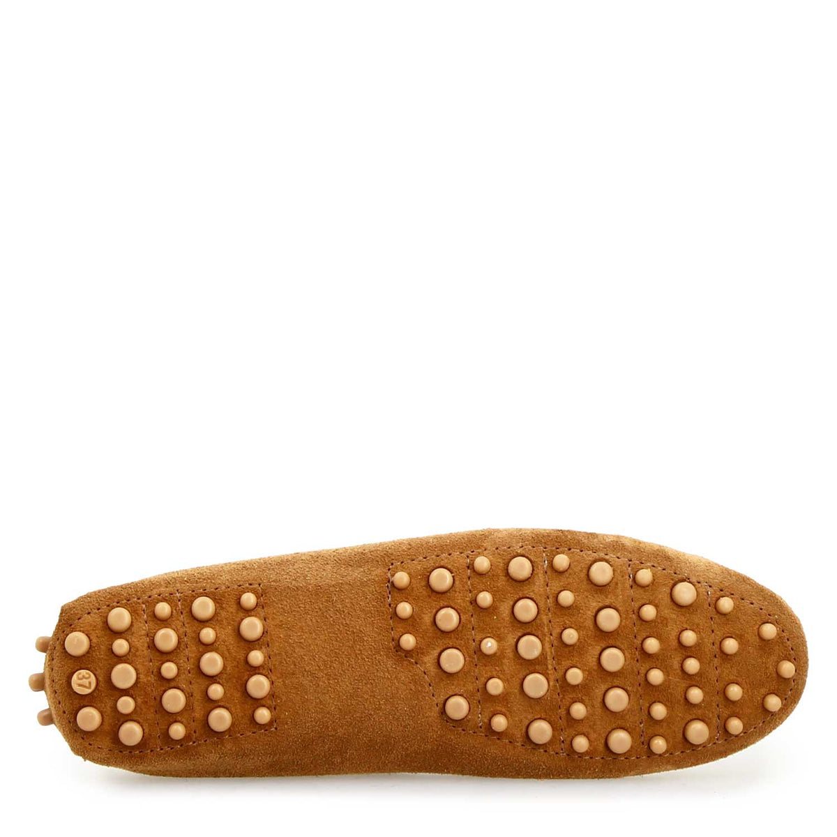 Car shoe Garda da donna in camoscio marrone chiaro - LeonardoShoes