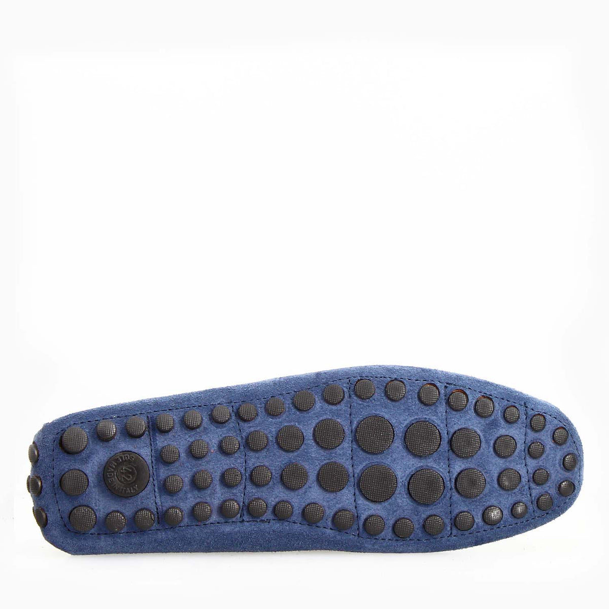 Car shoe Garda da uomo in camoscio celeste - LeonardoShoes