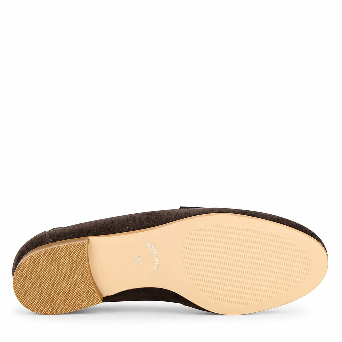 Mocassino da donna Brenta in camoscio marrone scuro - LeonardoShoes