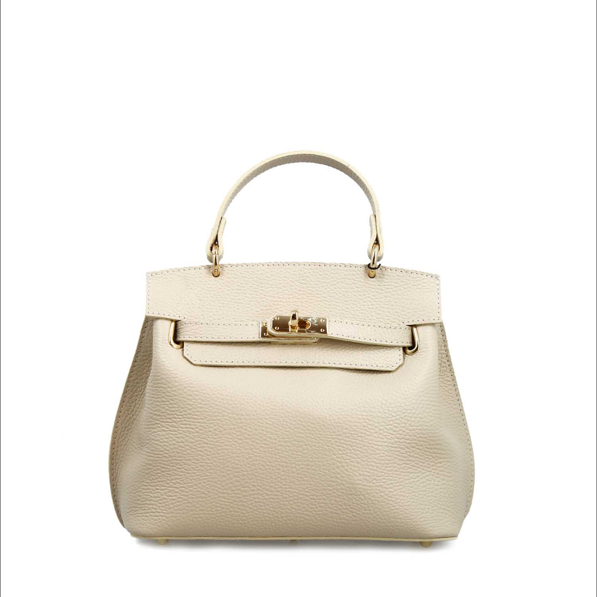 Borsa a mano e tracolla Ninfea da donna in pelle bianca - LeonardoShoes