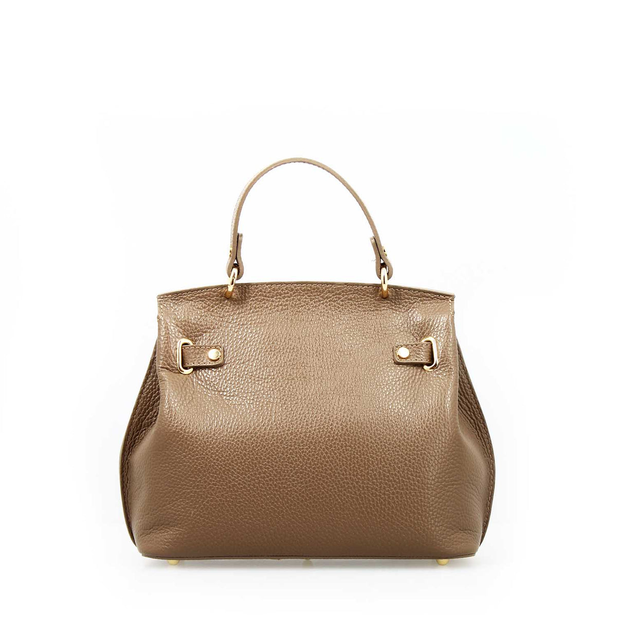 Borsa a mano e tracolla Ninfea da donna in pelle marrone - LeonardoShoes