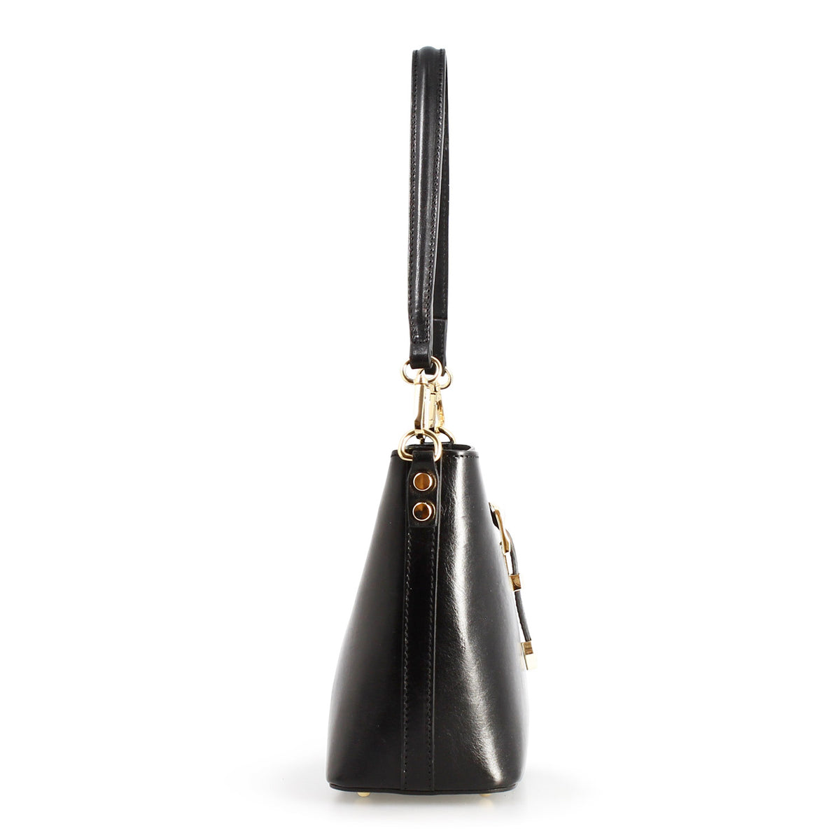 Borsa a spalla Atena da donna in pelle nera