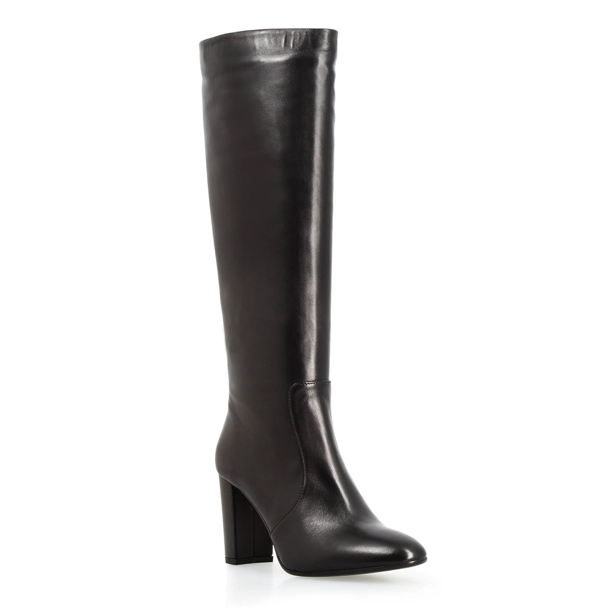 Signoria - Stivale tacco alto da donna in pelle nera