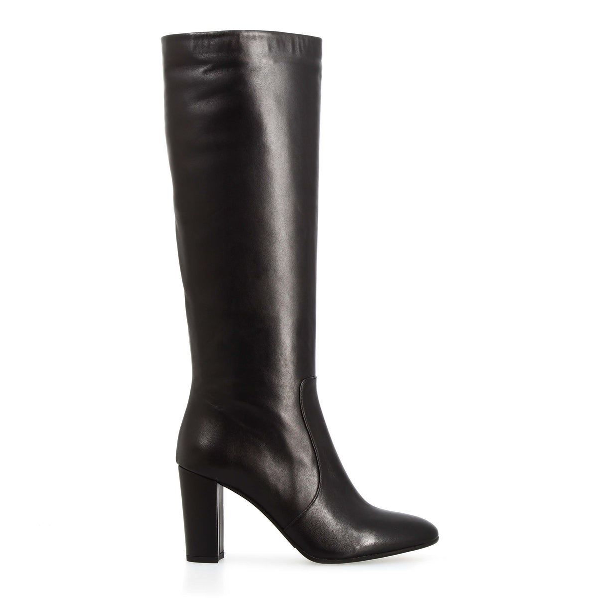 Signoria - Stivale tacco alto da donna in pelle nera