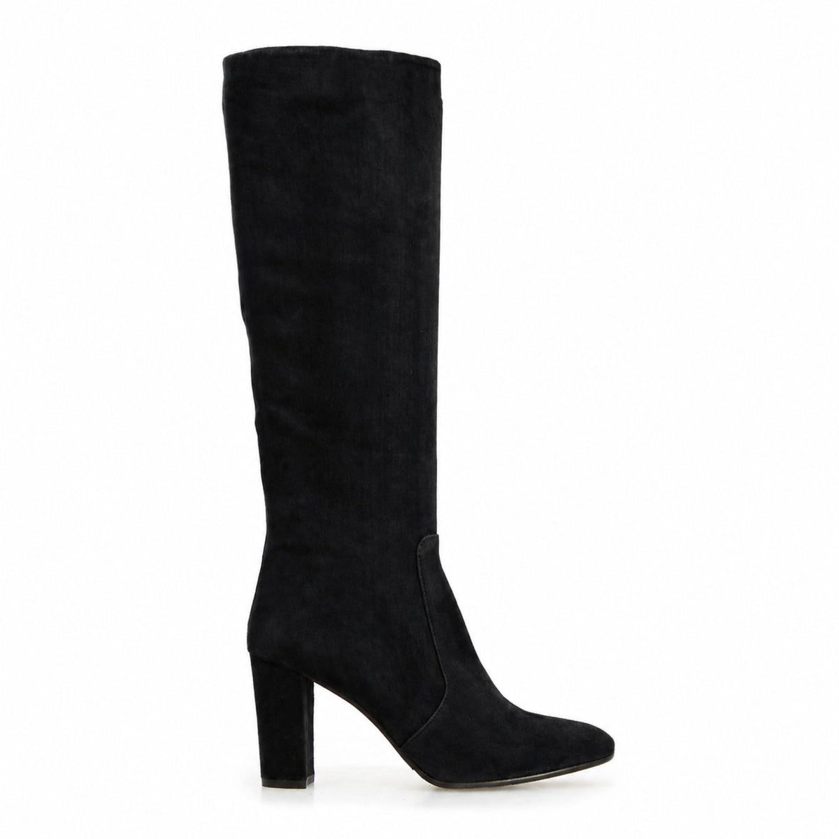 Signoria - Stivale tacco alto da donna in camoscio nero