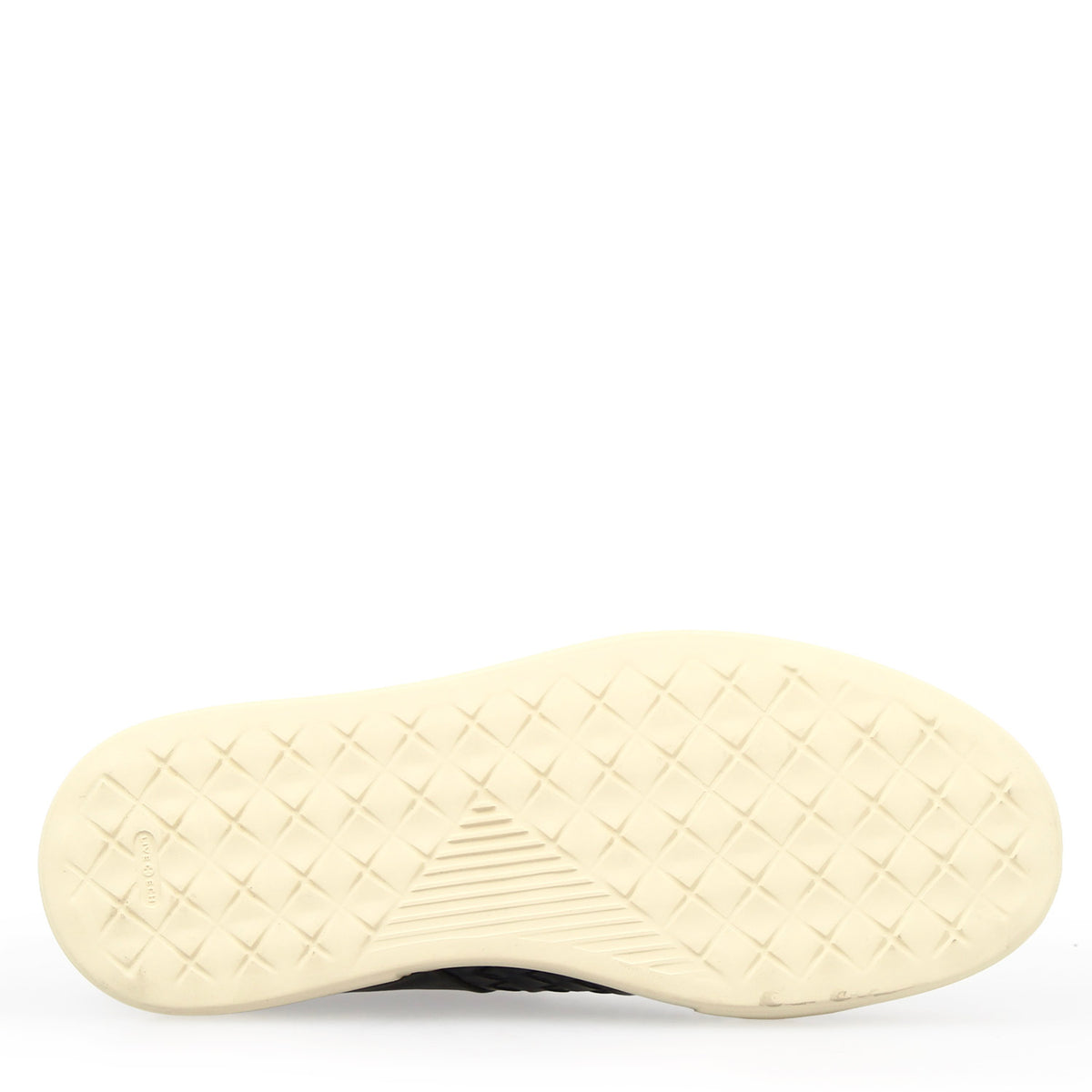 Sneaker Caronte da uomo in pelle intrecciata colore blu - LeonardoShoes