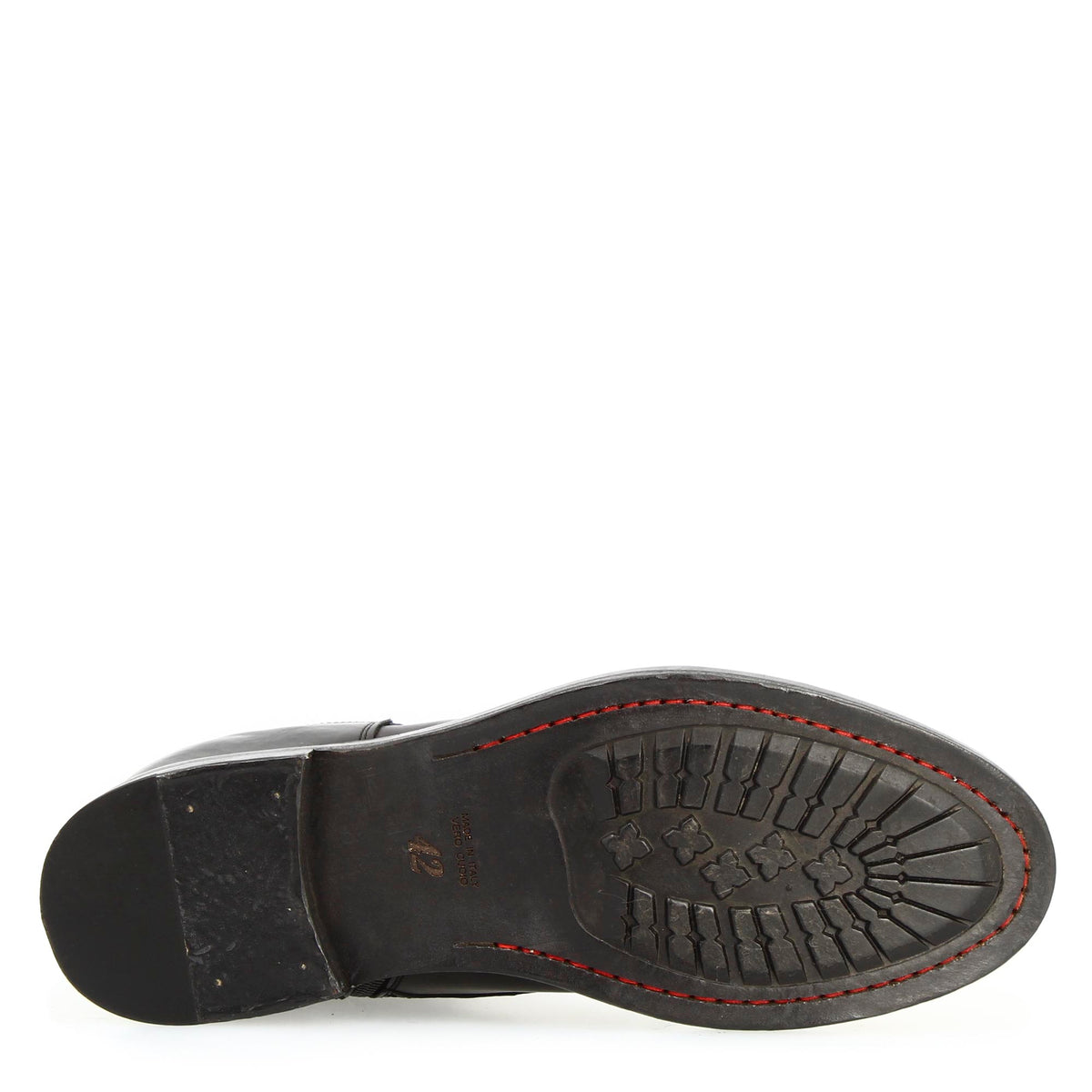 Stivaletto cap toe nero da uomo fatto a mano - LeonardoShoes