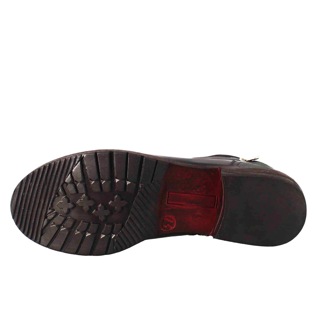 Stivaletto paupa da donna in pelle lavata colore nero con zip diagonale - LeonardoShoes