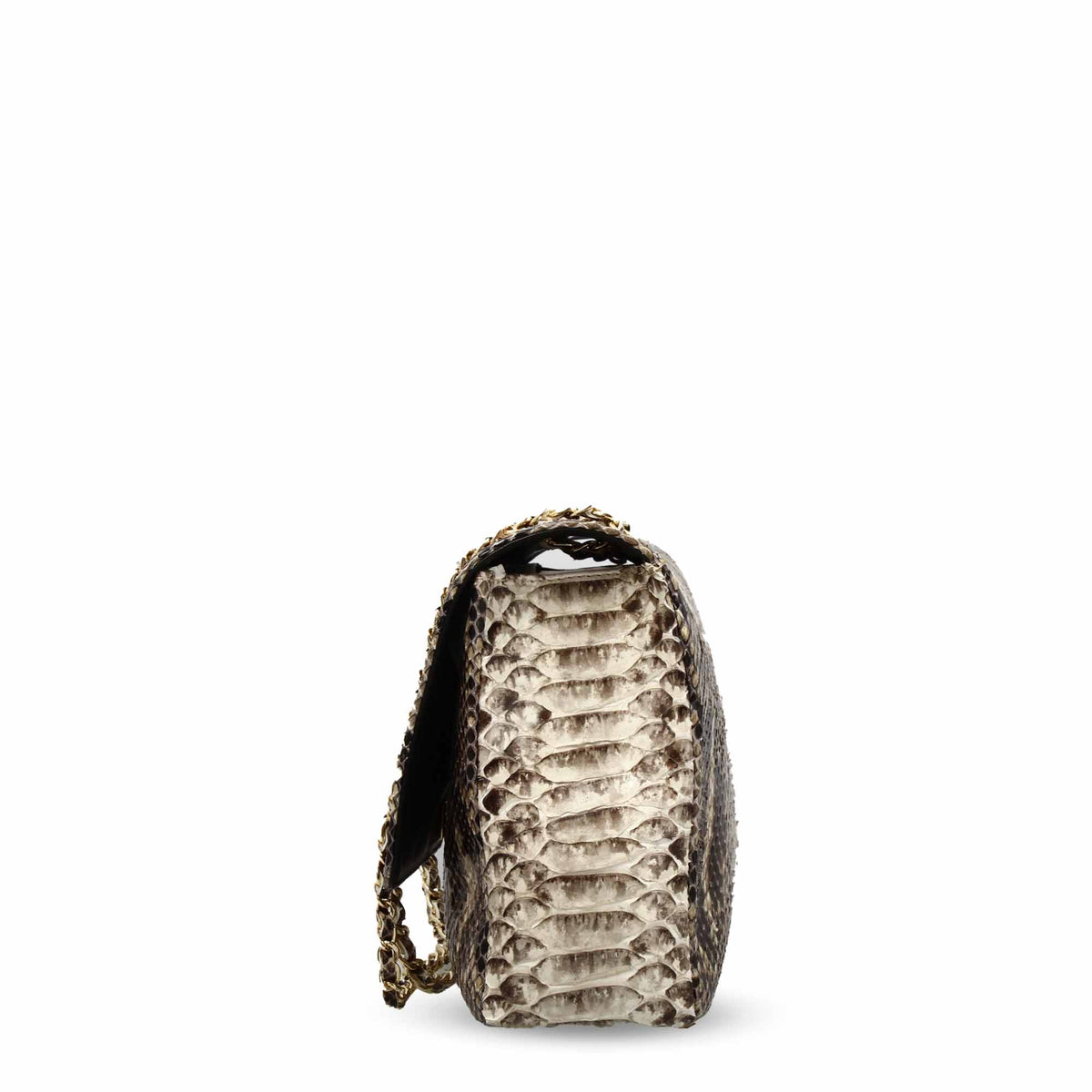 Borsa a spalla da donna in pelle pregiata marrone