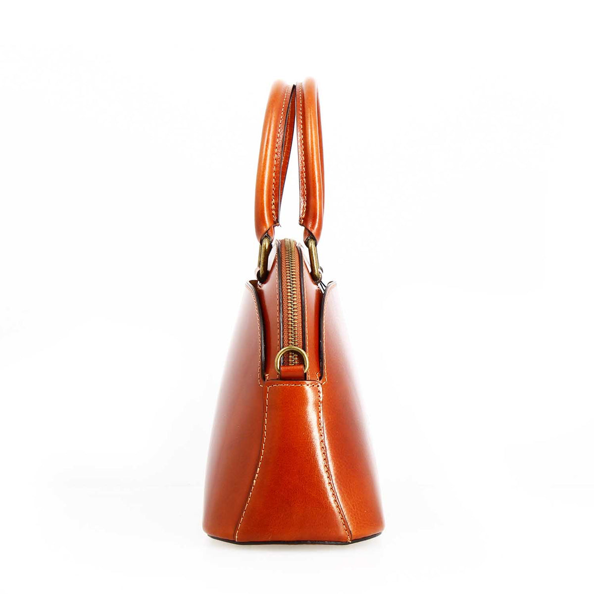 Borsa a mano Zaira da donna in pelle marrone - LeonardoShoes