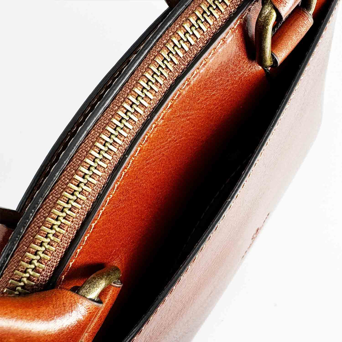 Borsa a mano Zaira da donna in pelle marrone - LeonardoShoes