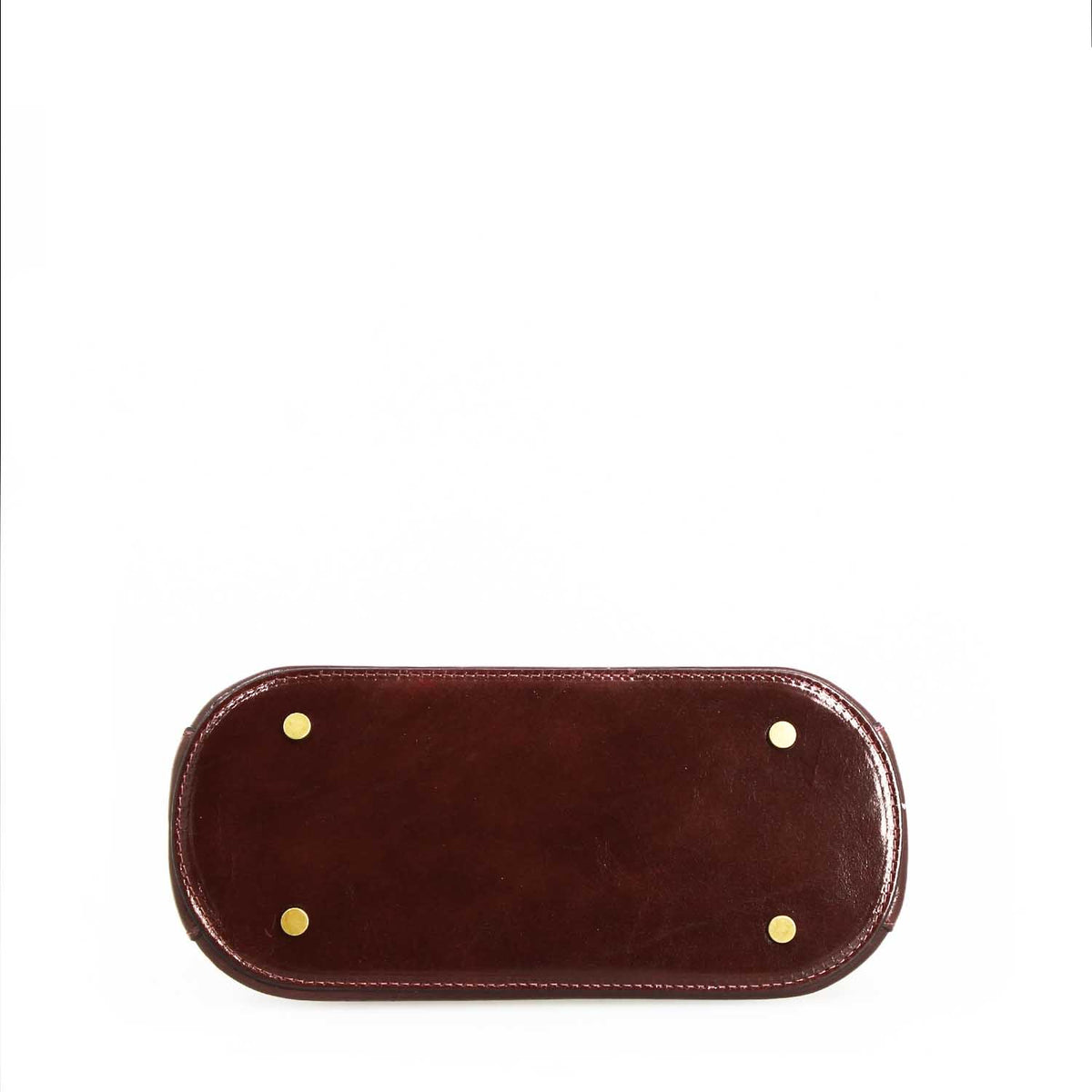 Borsa a mano Zaira da donna in pelle marrone scuro - LeonardoShoes