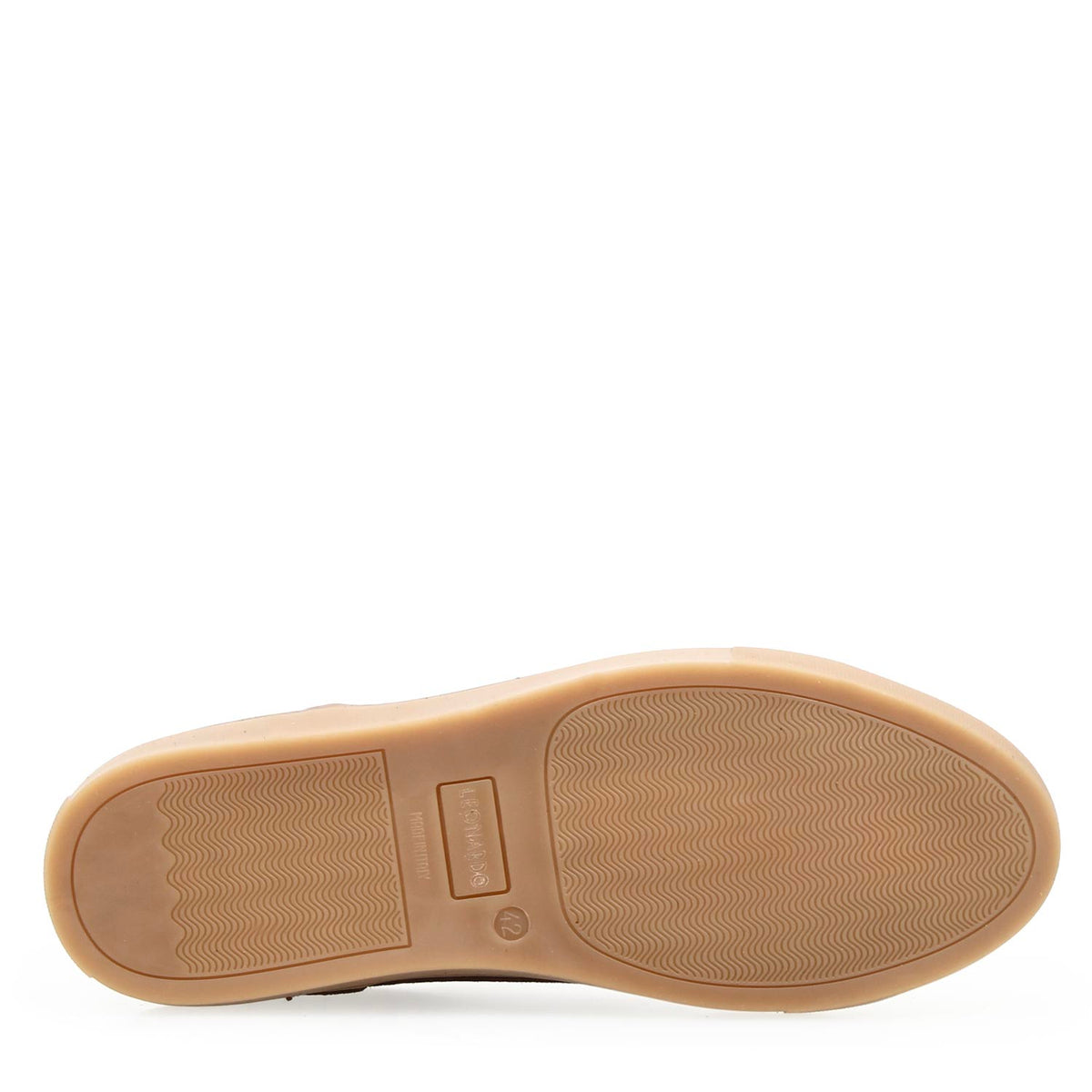 Sneaker Pitagora da uomo in pelle scamosciata marrone scuro - LeonardoShoes