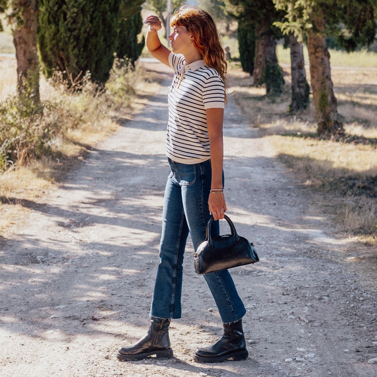 Stivaletto da donna in vera pelle colore nero - LeonardoShoes