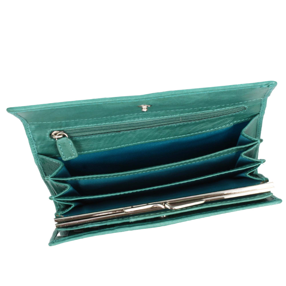 Portafoglio da donna con scomparti per carte di credito monete e banconote in vari colori - LeonardoShoes
