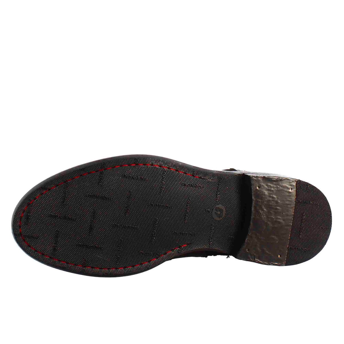 Anfibi candy da uomo in pelle lavata colore nero - LeonardoShoes