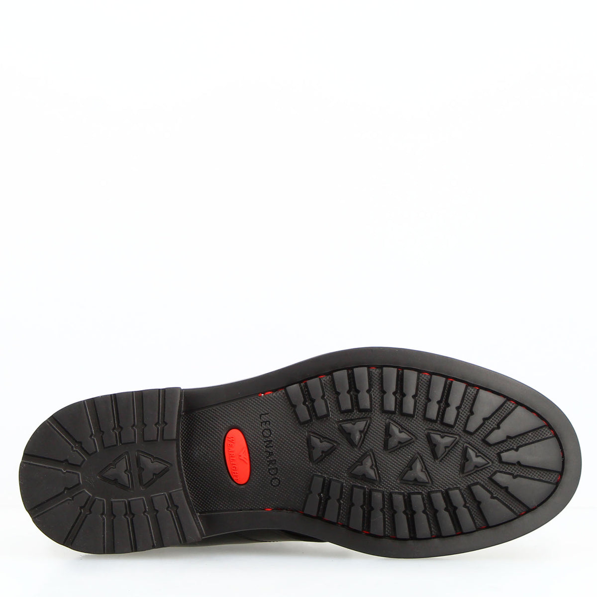 Bacco chukka boot da uomo in pelle nera