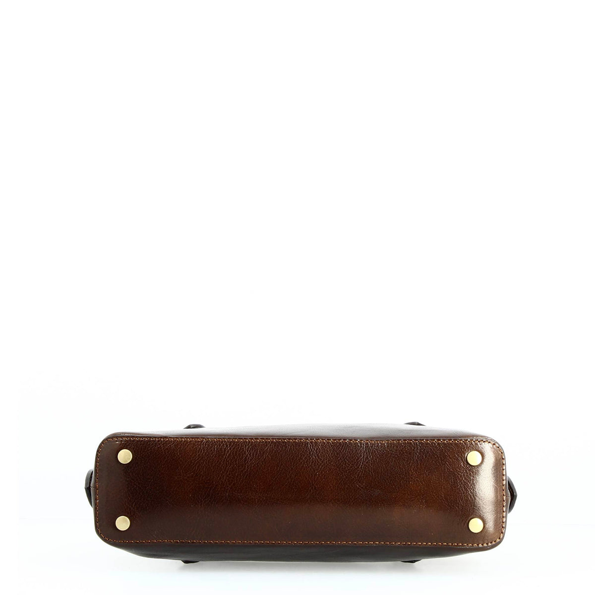 Borsa a spalla Diana da donna in pelle marrone Scuro