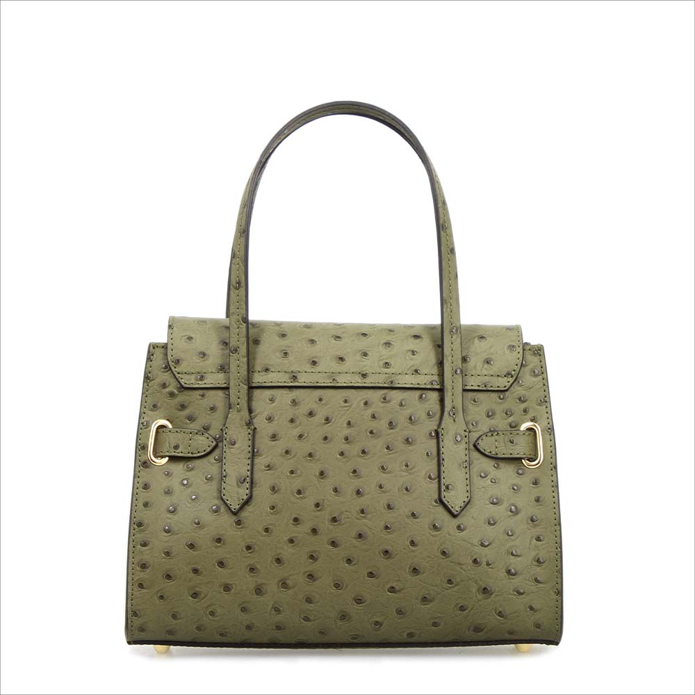 Rosetta M - Sac à main de taille moyenne cuir vert 