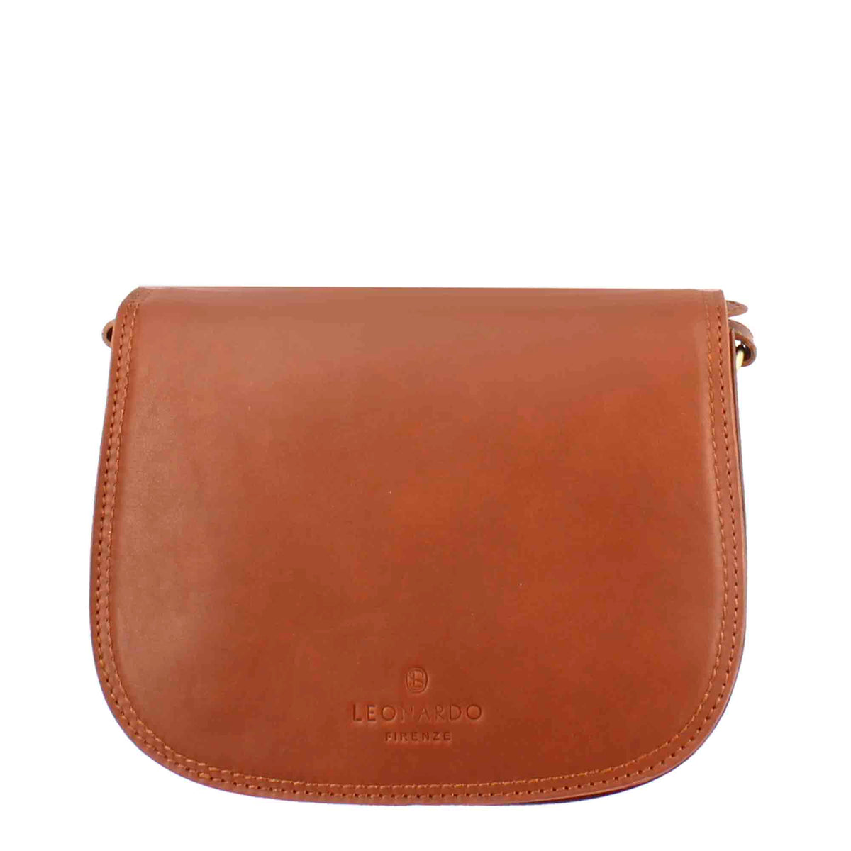 Borsa Essential da donna in pelle liscia colore marrone - LeonardoShoes