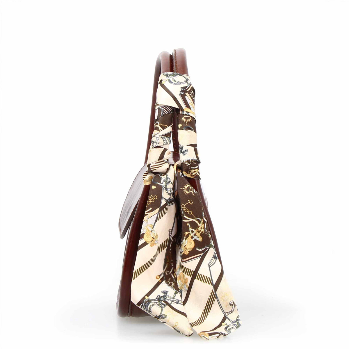 Borsa a mano Caterina artigianale da donna in pelle marrone - LeonardoShoes