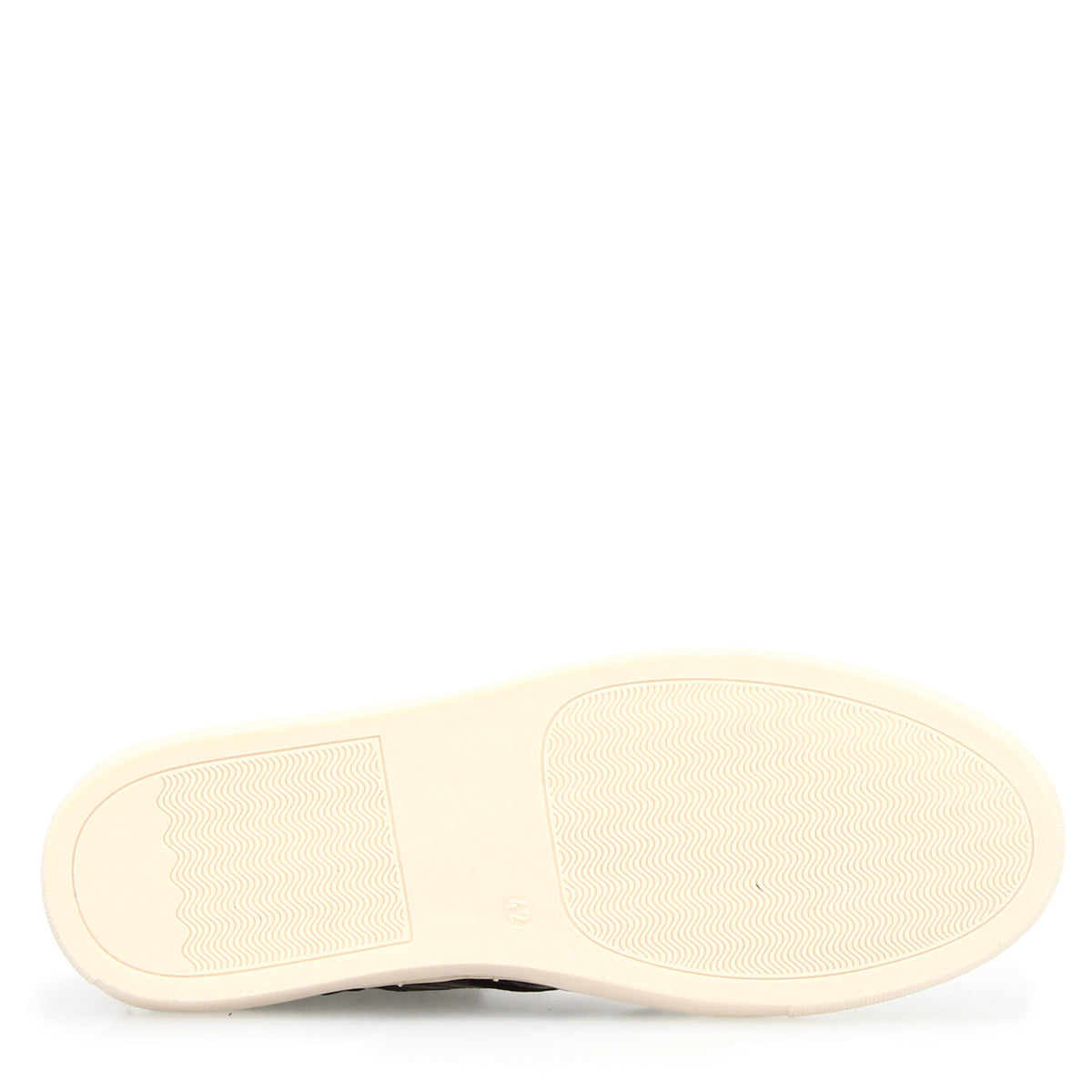 Sneaker alte Domizio da uomo in pelle marrone scuro - LeonardoShoes