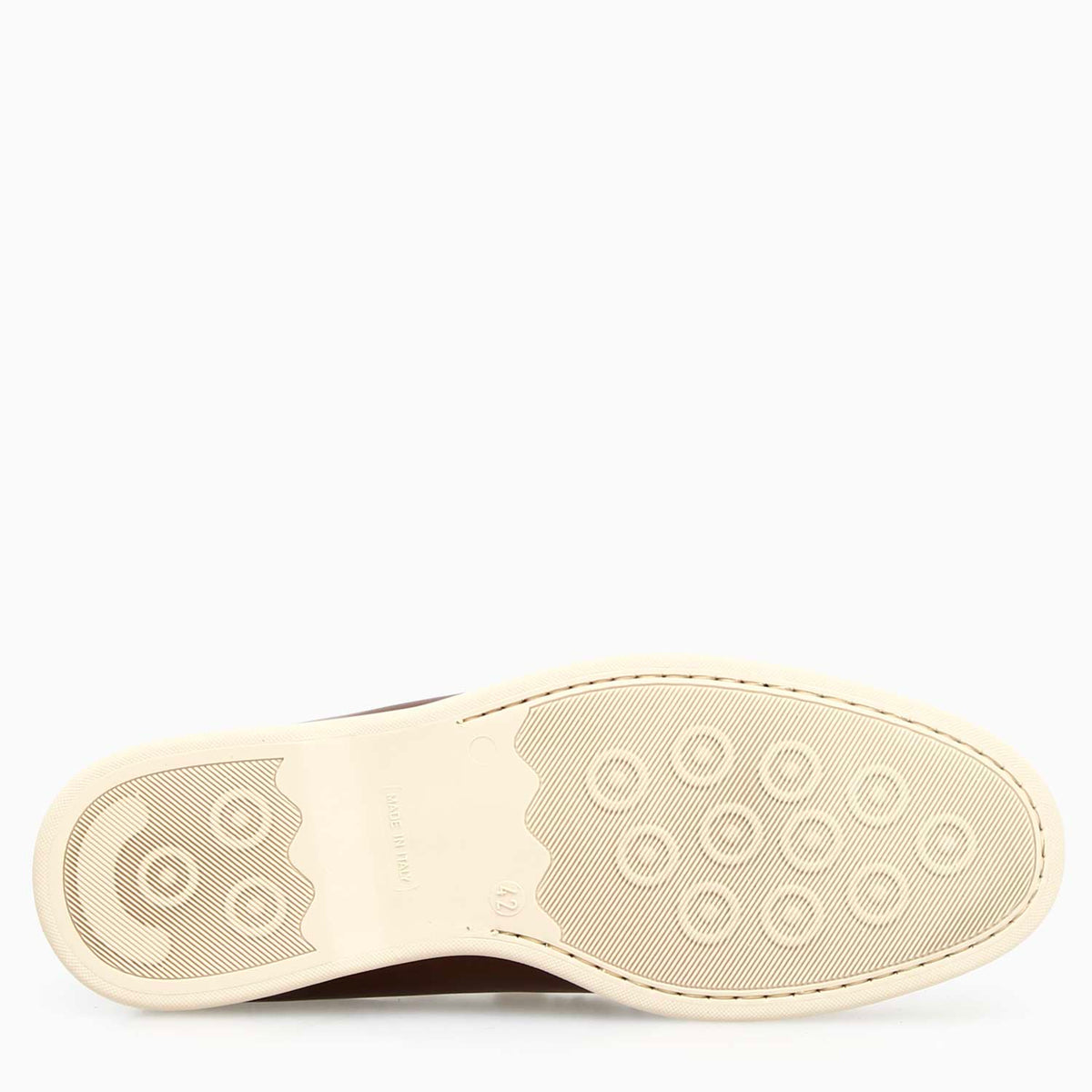 Mocassino Elite da uomo in pelle marrone - LeonardoShoes