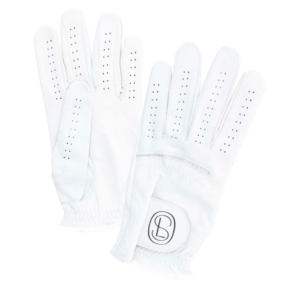 Guanti da golf in vera pelle colore bianco - LeonardoShoes