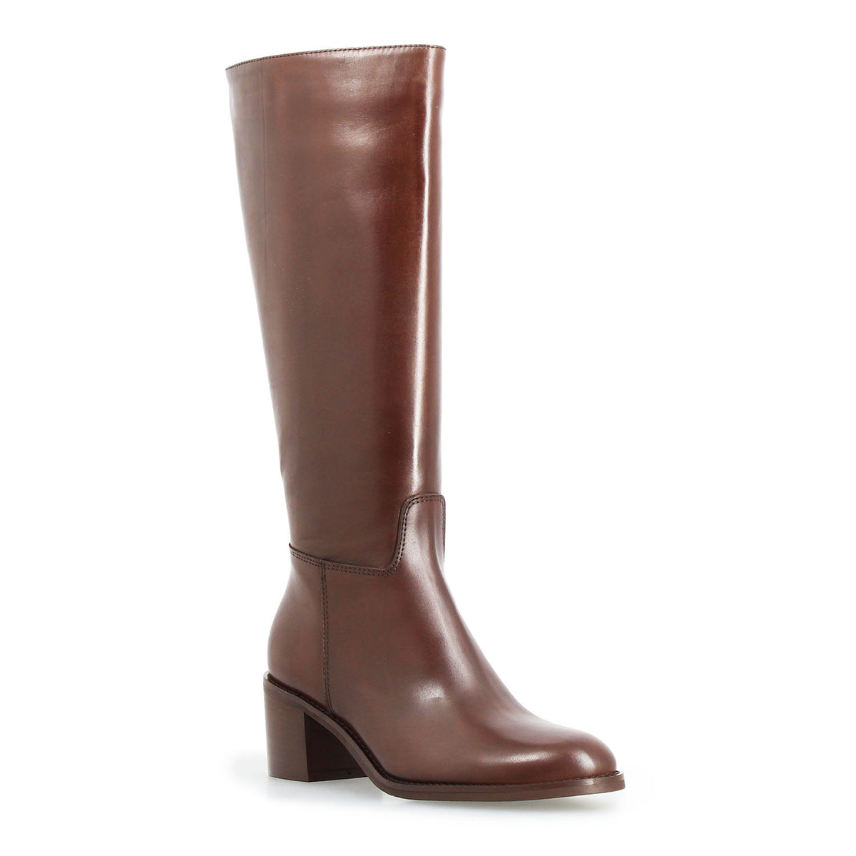 Messala - Stivale da donna in pelle marrone scuro