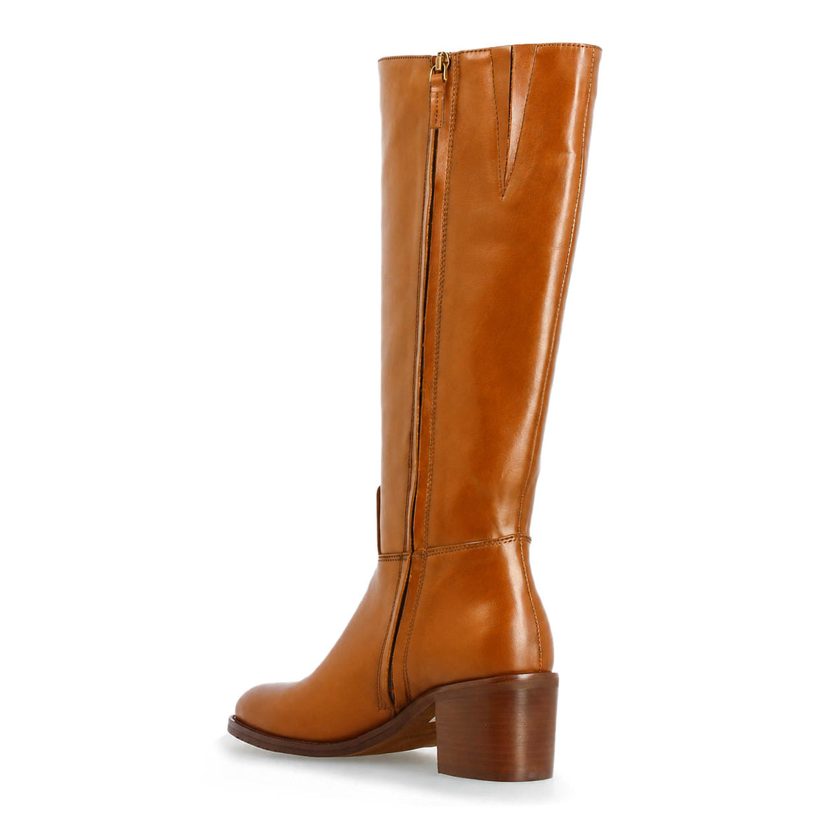 Messala - Stivale da donna in pelle marrone